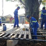 Em Ribeirão Pires, instalação de deck no Parque Luiz Carlos Grecco entra em fase final