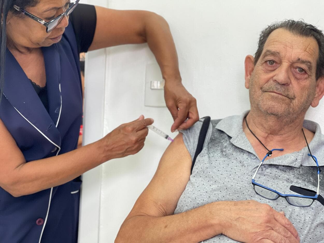Dia D de vacinação em Ribeirão Pires imunizou 800 pessoas contra a influenza
