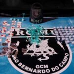 só neste final de semana foram recolhidos 232 invólucros de crack e 200 frascos de lança-perfume