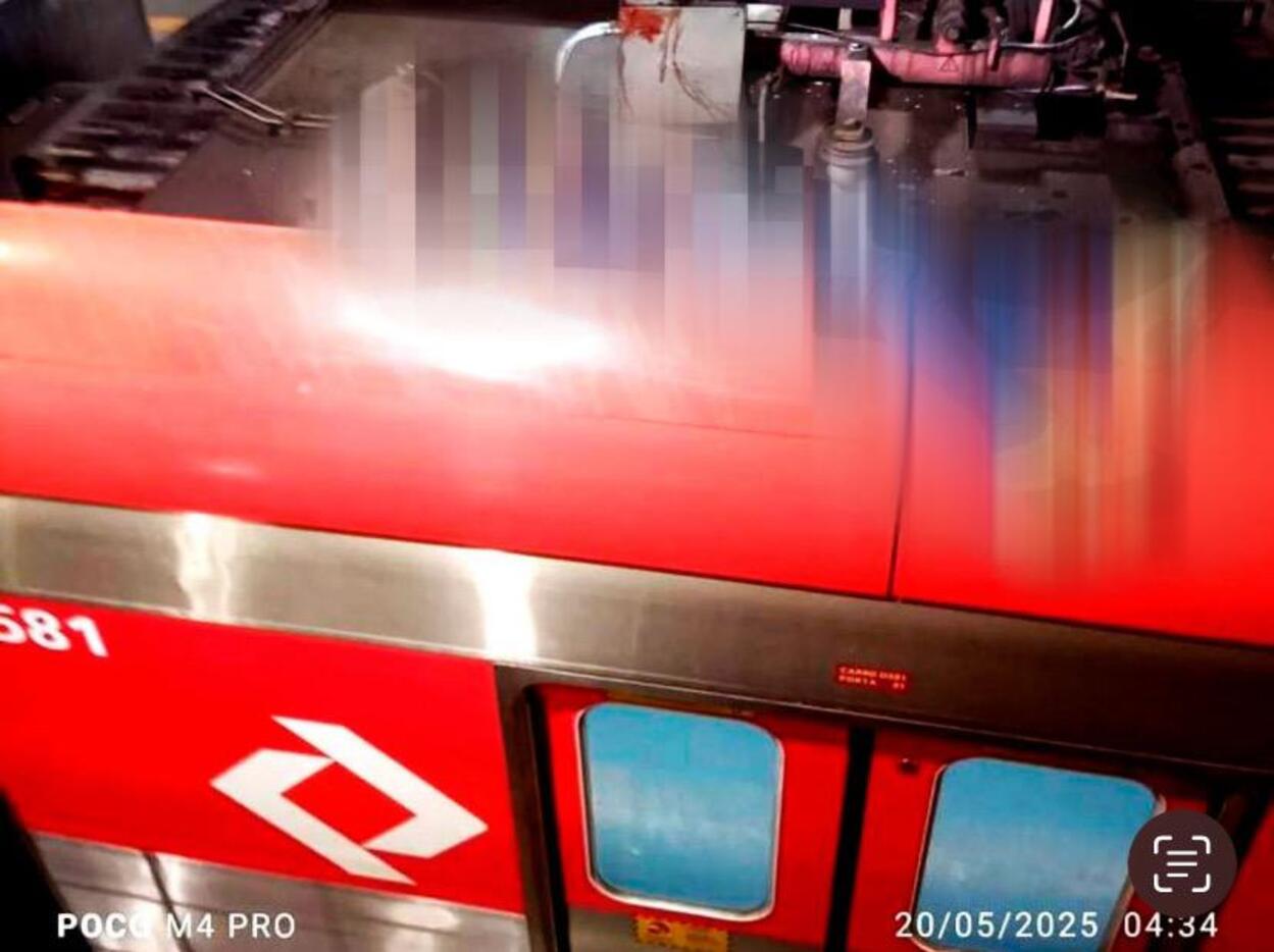 Equipes de resgate foram acionadas, mas apenas puderam constatar o óbito do homem encontrado no trem