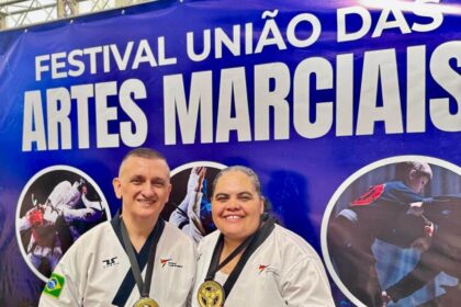Atletas da Estância estão em preparação para a disputa do Mundial de Taekwondo FOTO: Divulgação/PMETRP