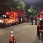 Sete viaturas dos Bombeiros são mobilizadas para controlar incêndio em Sto.André
