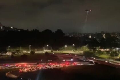 Perseguição policial, tiros e acidente na Anchieta neste domingo