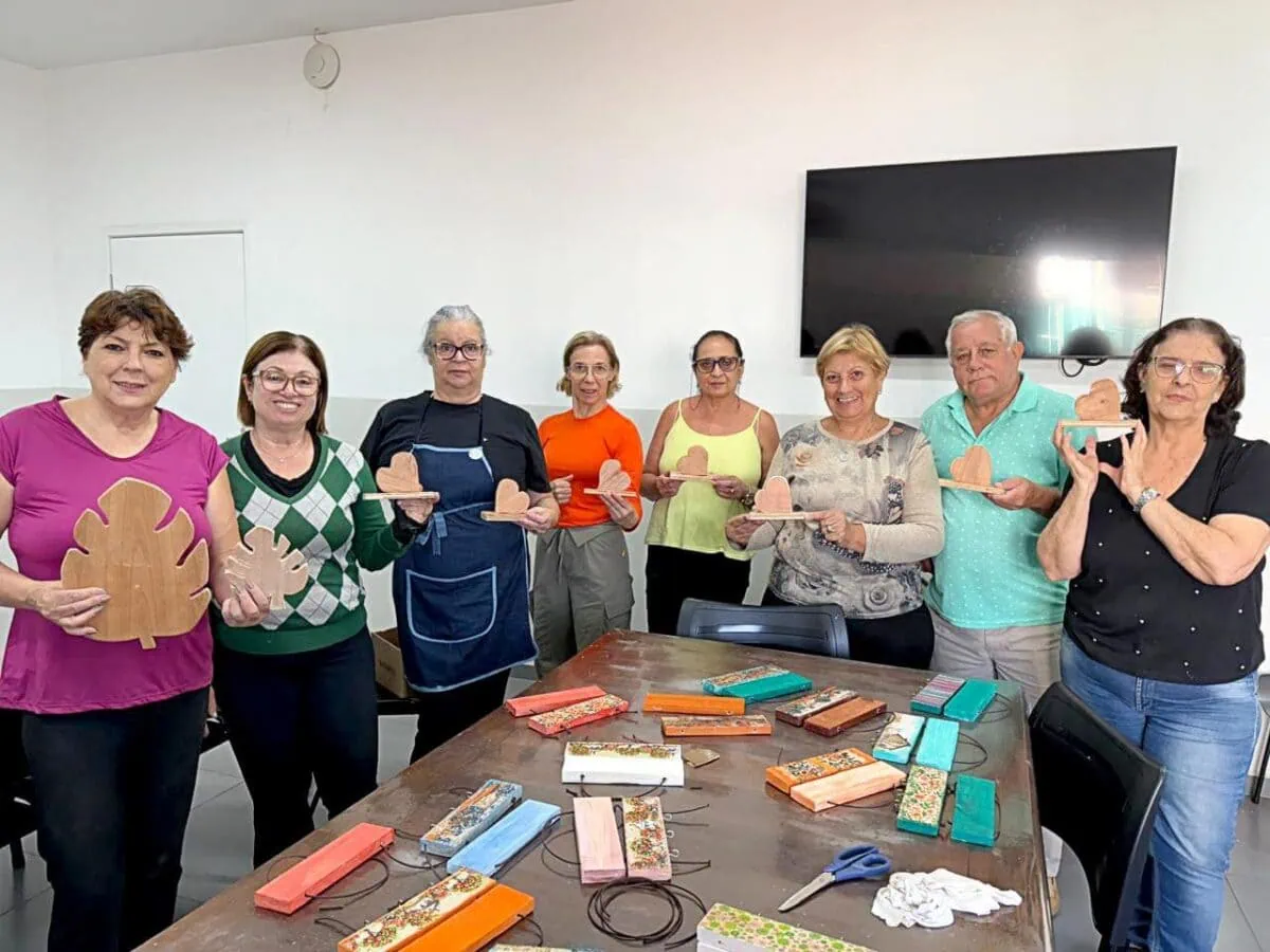 Peças artesanais do ART Sênior são opções de presente para o Dia das Mães em São Caetano