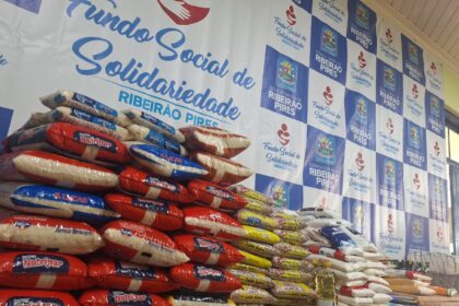 Bazar Solidário de Ribeirão Pires arrecada mais de 700 kg de alimentos em dois dias