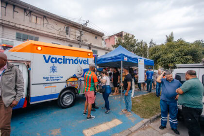 Vacimóvel é lançado durante campanha do Dia D de Vacinação em São Bernardo