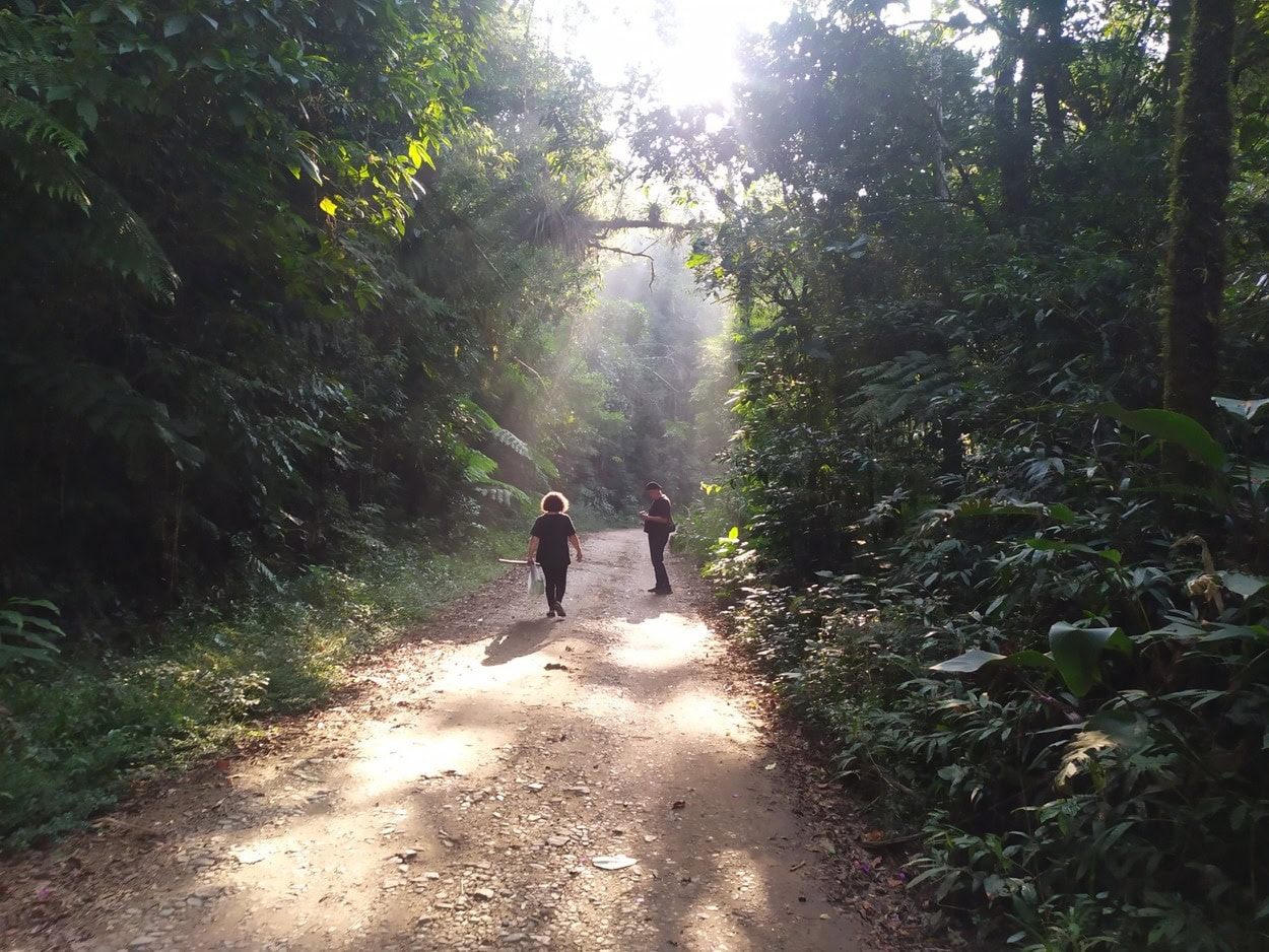 Oficina ensina sobre sinalizações do Caminho do Sal e Caminho da Mata Atlântica