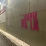 Pichadores são detidos e multados em R$ 9 mil após vandaliza muro revitalizado em São Bernardo
