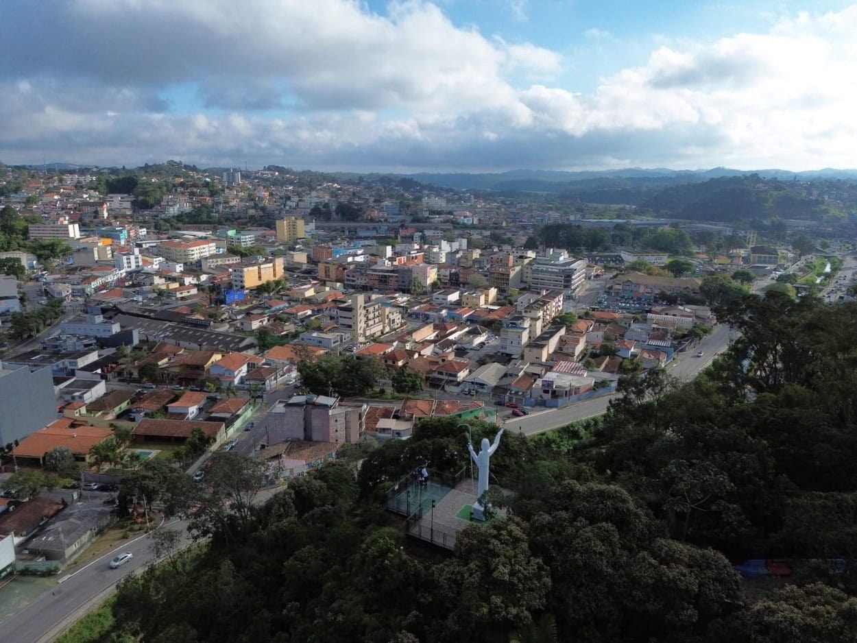vista aérea de Ribeirão Pires