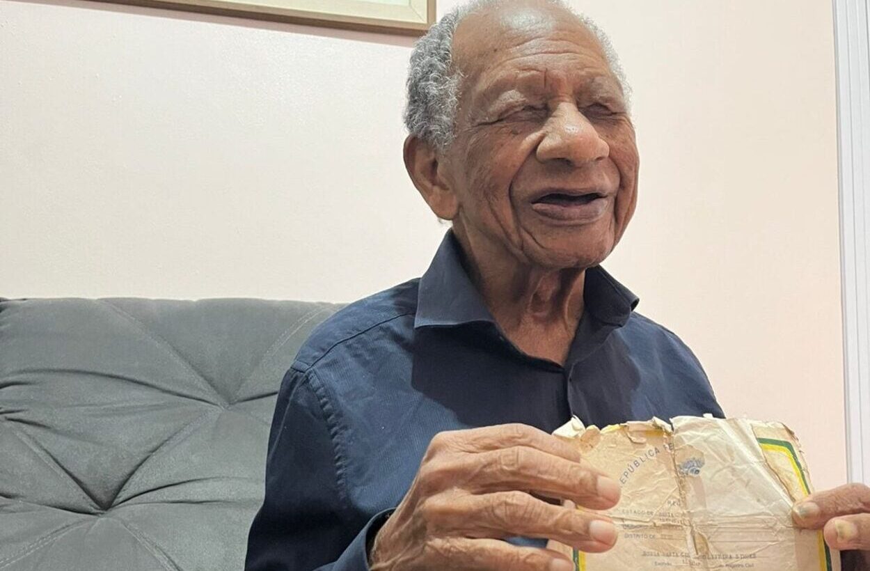 Aos 115 anos, seu Janguinha é o homem mais idoso de São Bernardo