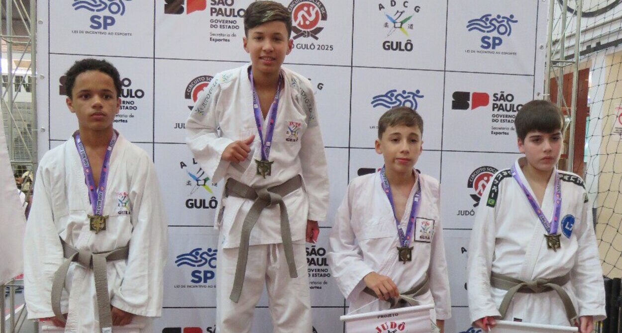 Instituto Energia do Saber une educação ao judô e conquista quatro medalhas em São Bernardo