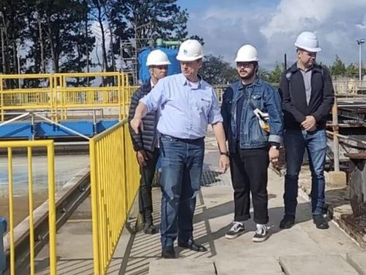 Tarcísio entrega ampliação na oferta de água e inicia obra de tratamento de esgoto em SBC