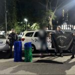 PM prende em SBC homem que transportava grande quantidade de drogas em cofre dentro de carro