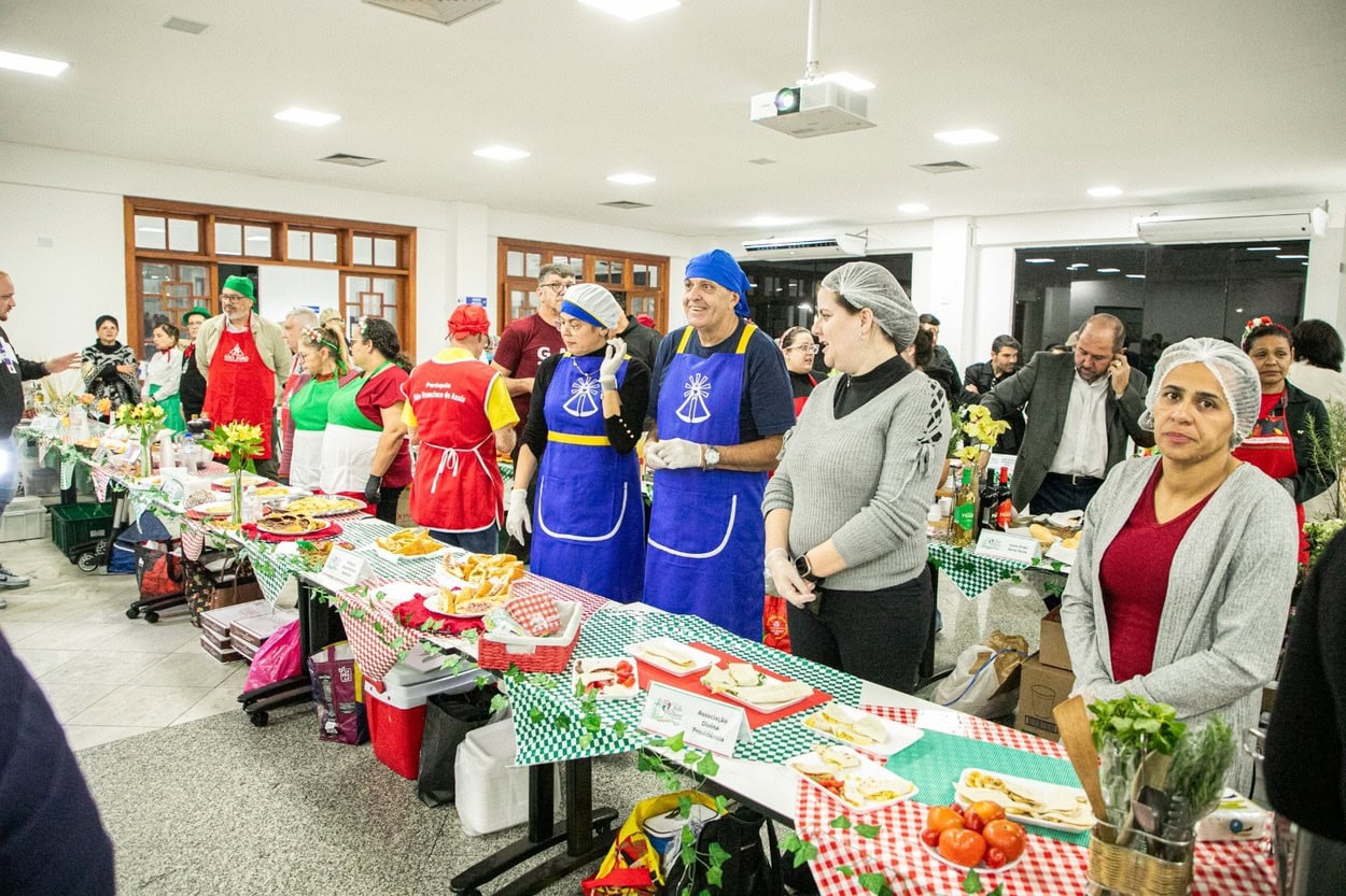 Degustação de pratos típicos marca prévia da 32ª Festa Italiana de São Caetano