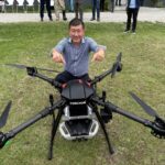 Taka visita fabricante de drone que será usado no combate aos pancadões em Diadema