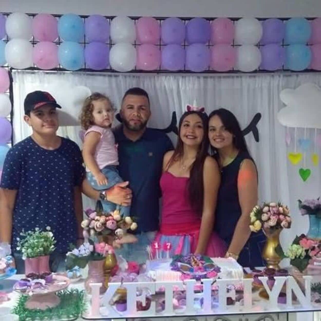 Francisco junto aos seus familiares em Santo André.