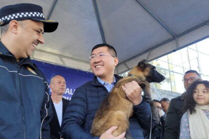 Prefeito Taka retoma canil da Guarda Municipal de Diadema
