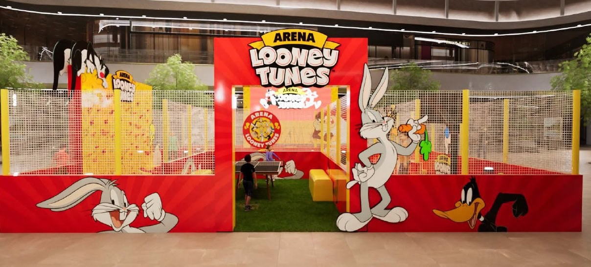Arena Looney Tunes traz esporte para crianças no ‘Viva o Paço’ deste fim de semana
