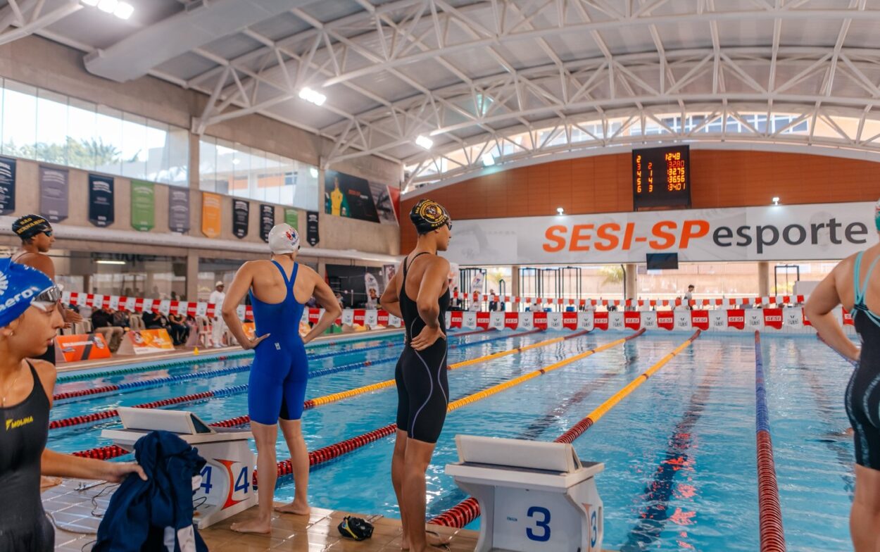 São Bernardo conquista 27 medalhas, sendo 12 de ouro, no 1º dia de disputa da natação nos Jogos Regionais