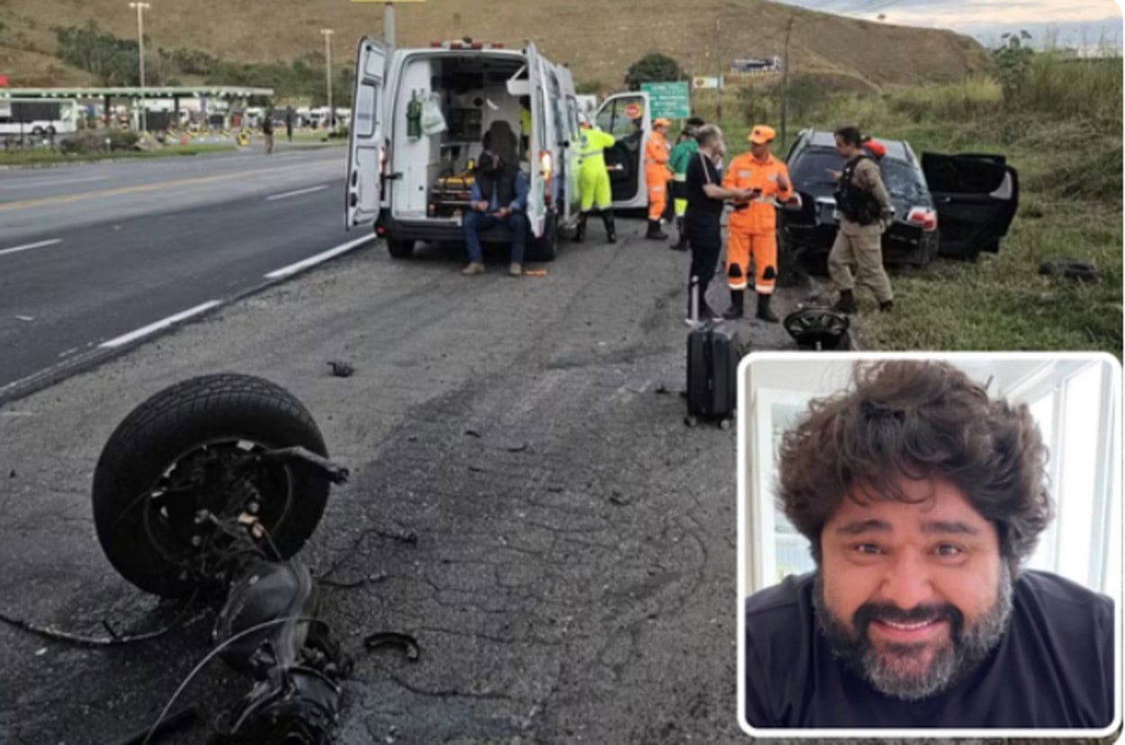 Fabiano, da dupla César Menotti & Fabiano, sofre acidente grave, mas tranquiliza fãs