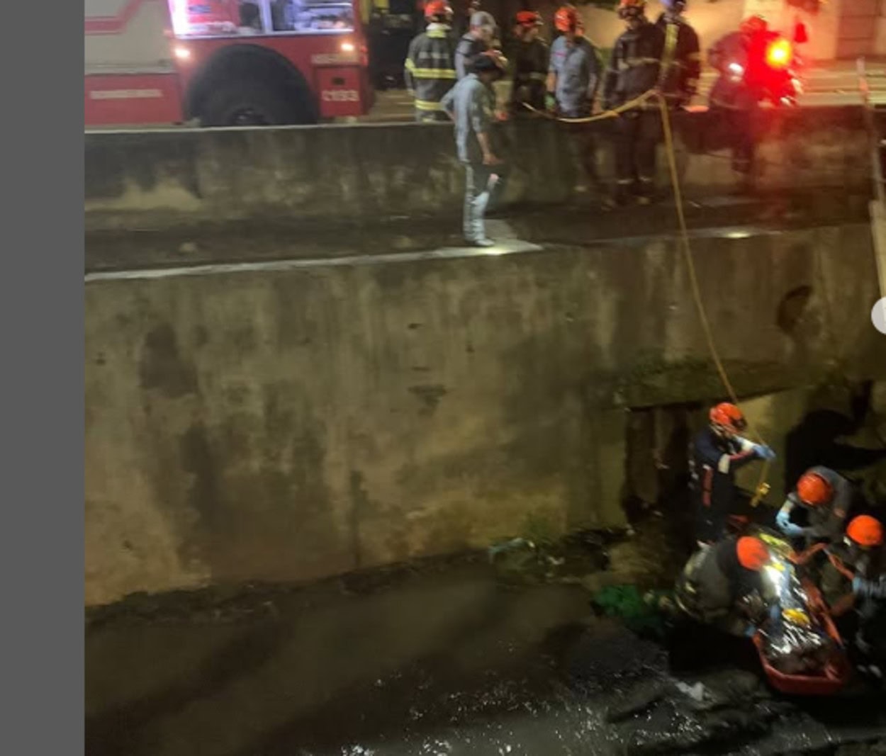 Polícia investiga colisão de motos que causou queda de piloto e garupa em rio de Sto.André