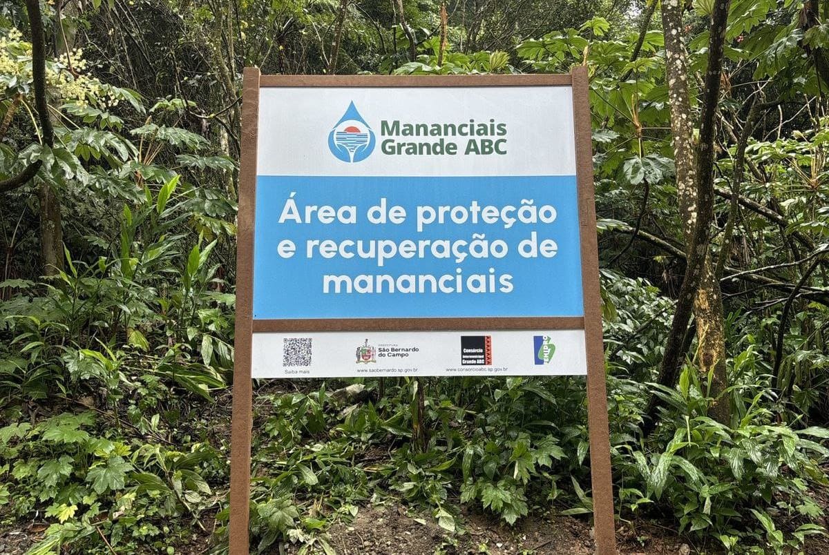 Sinalização visual das áreas de mananciais avança no Grande ABC