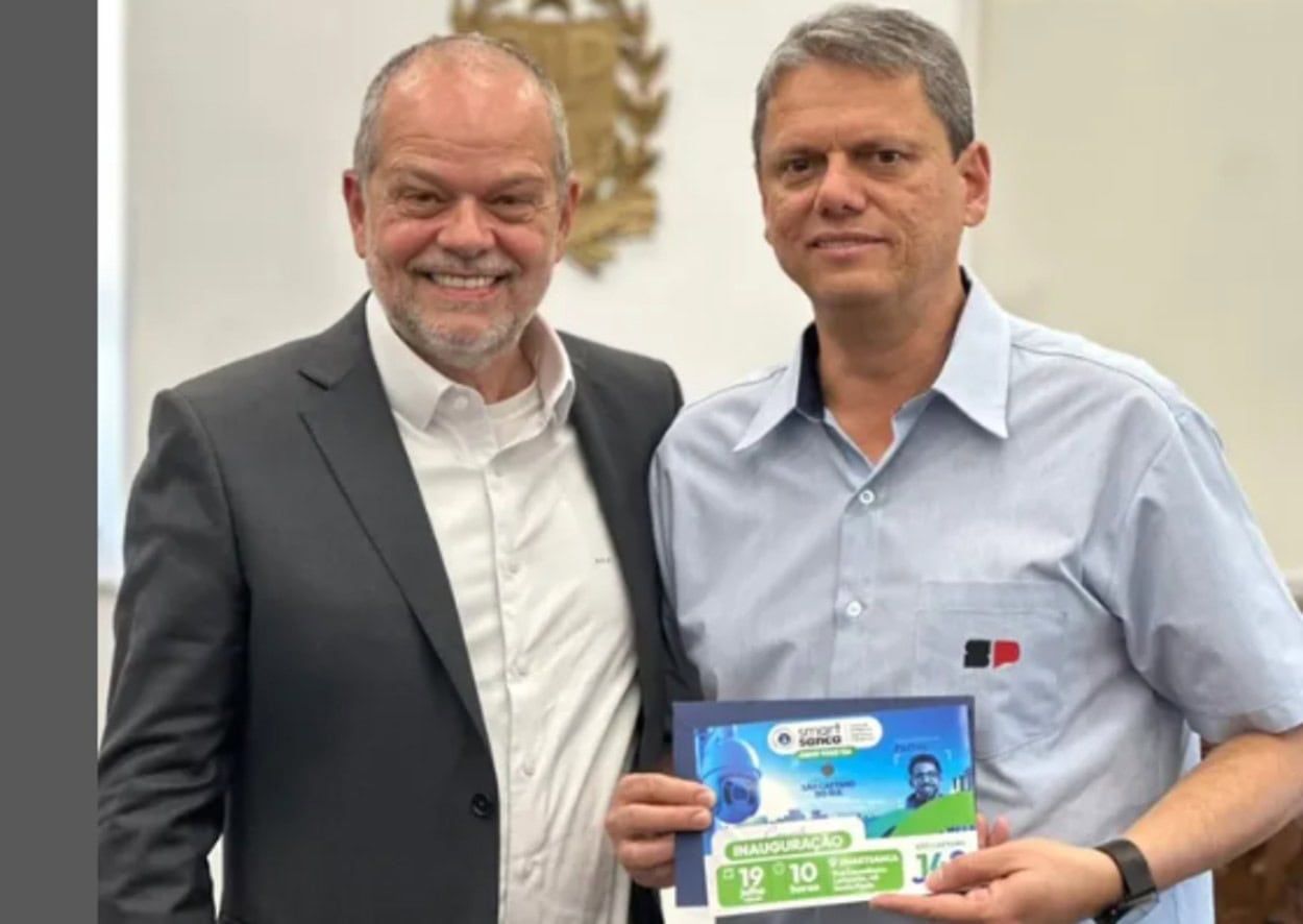 Tite Campanella e Tarcísio de Freitas Fortalecem Laços por São Caetano  