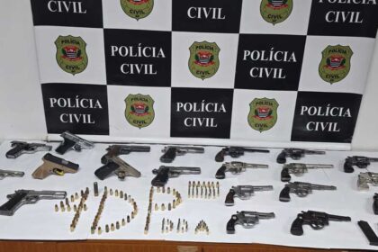 Homem envolvido com o tráfico internacional é preso com arsenal em bar de Diadema