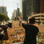 Nikolas Ferreira critica Moraes, defende Bolsonaro e cobra anistia em ato na av. Paulista