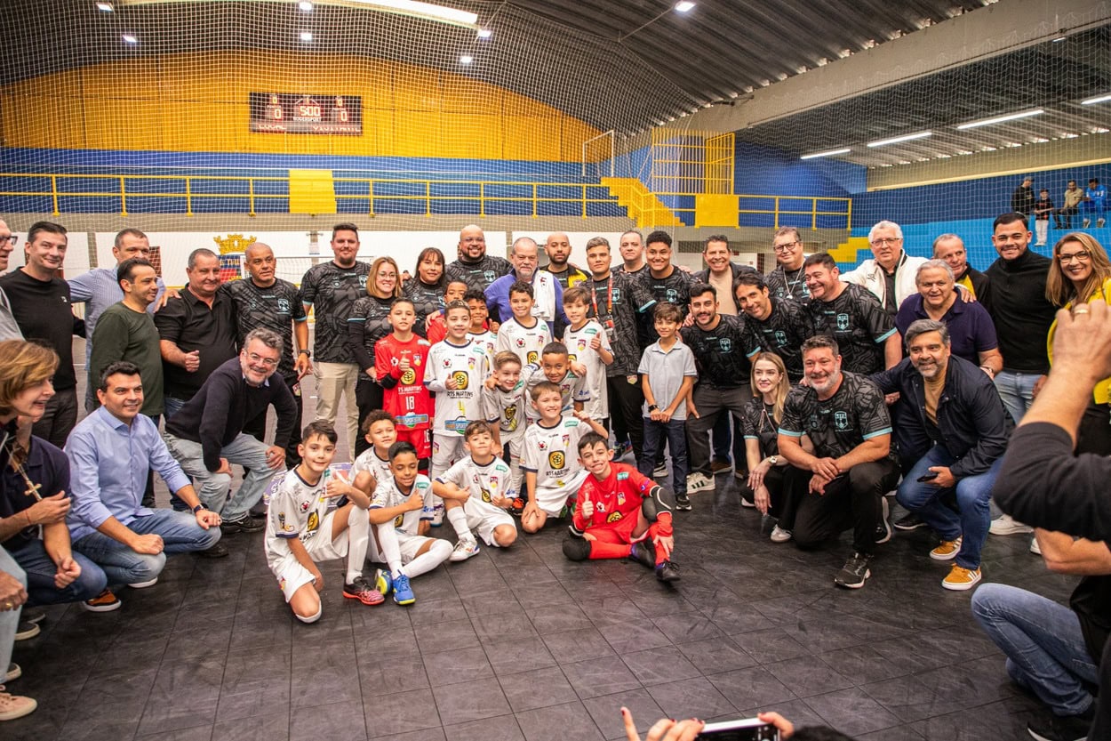 São Caetano entrega ginásio revitalizado com jogos entre Liga Sancaetanense e Palmeiras