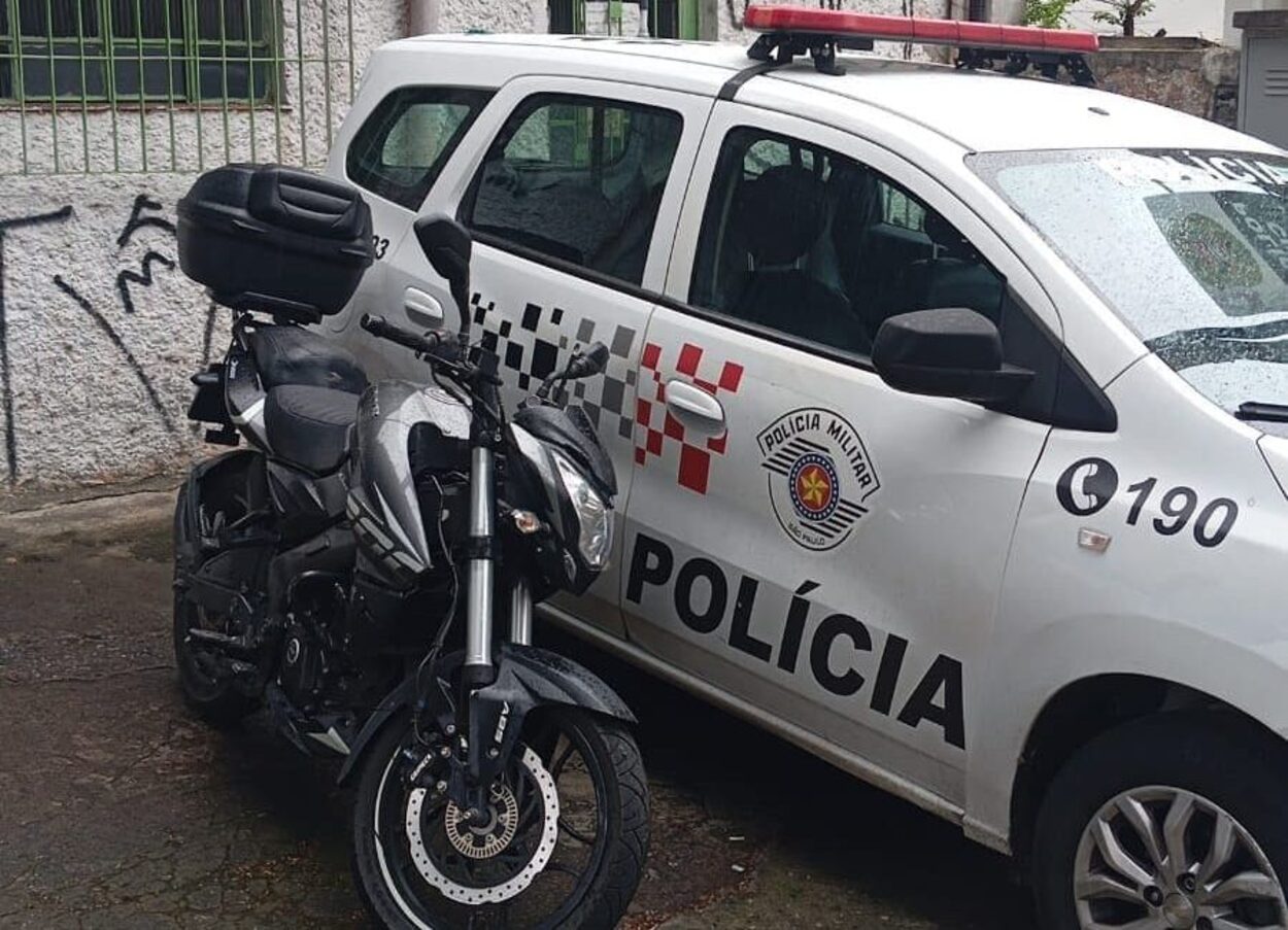 Menino de 13 anos é apreendido após furto de motocicleta em São Bernardo