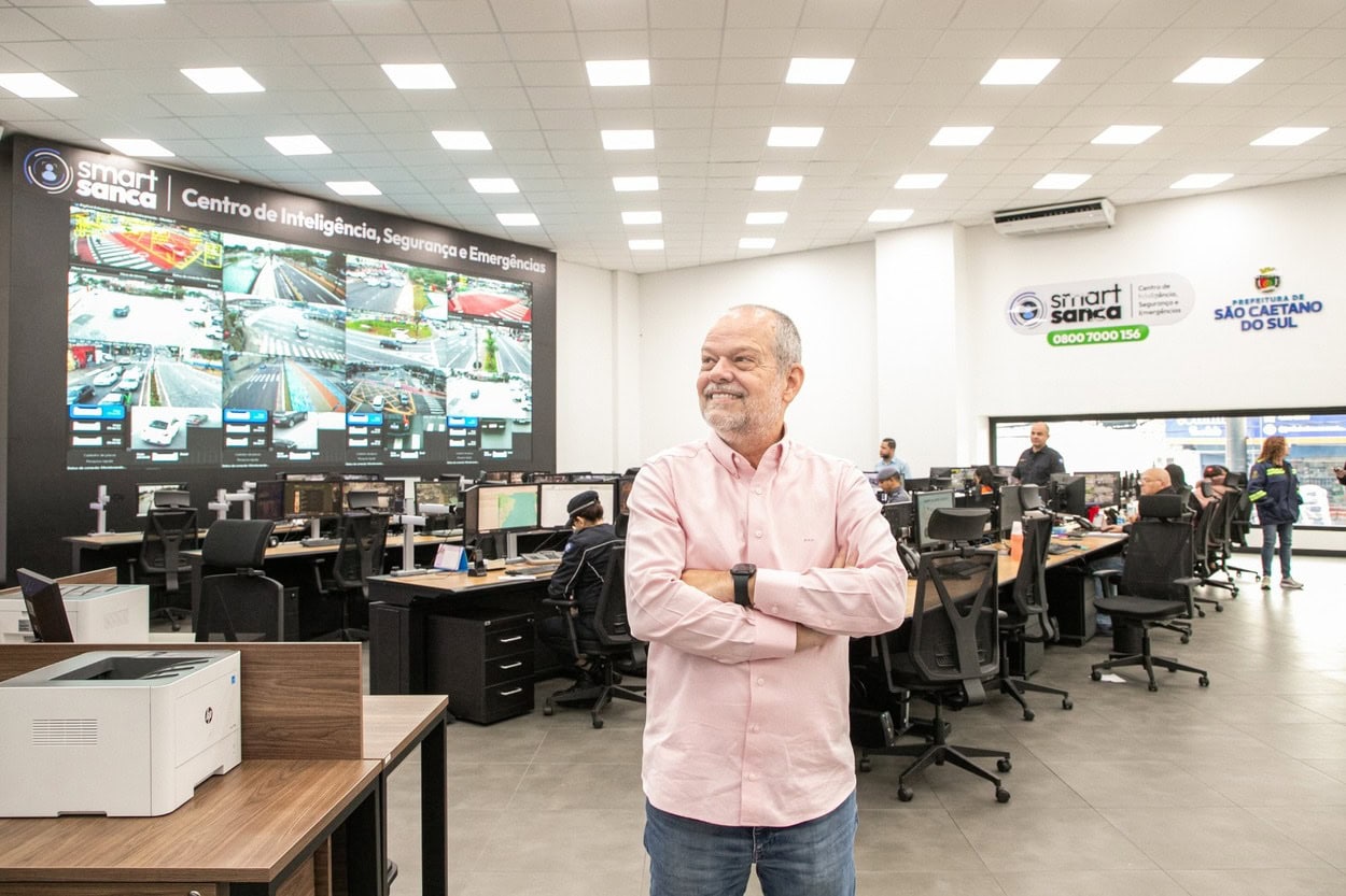 Governo do prefeito Tite Campanella amplia capacidade do Smart Sanca que conta atualmente com 510 câmeras