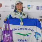 Nadadora de São Caetano conquista medalha de ouro nos 200m Borboleta do Pan