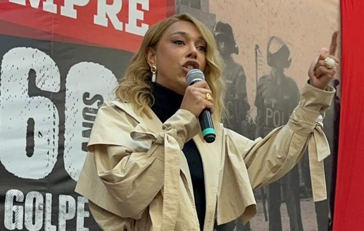 Em S.Bernardo, deputada Erika Hilton defende fim da escala 6x1 e redução de jornada