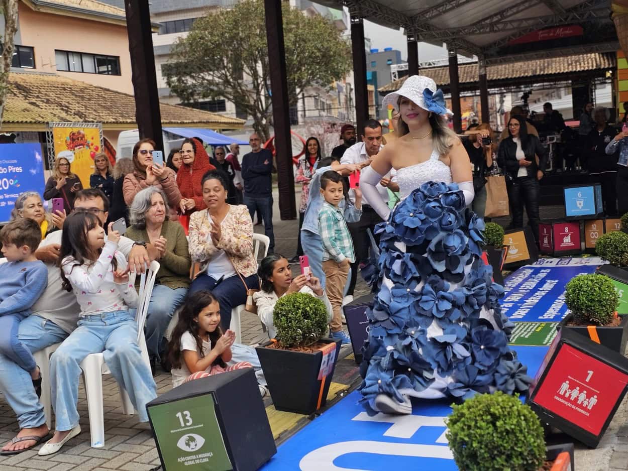 Desfile Sustentável contou com a participação de voluntárias de diversos Estados - Foto: Fellipe Cruz (PMETRP)