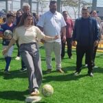 Prefeita de São Bernardo, Jéssica Cormick, realizou a entrega da Praça-Parque São Paulo, o 71º equipamento desse tipo do município. Foto: Gislayne Jacinto