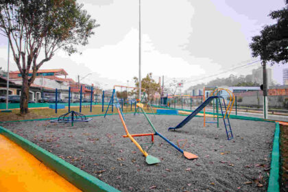 Em ação integrada, Jardim Farina recebe a 70ª Praça-Parque de São Bernardo e novo recapeamento asfáltico