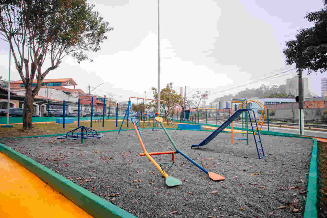 Em ação integrada, Jardim Farina recebe a 70ª Praça-Parque de São Bernardo e novo recapeamento asfáltico