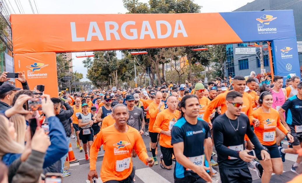 Referência no Estado, tradicional Meia Maratona de São Bernardo leva 14 mil participantes às ruas