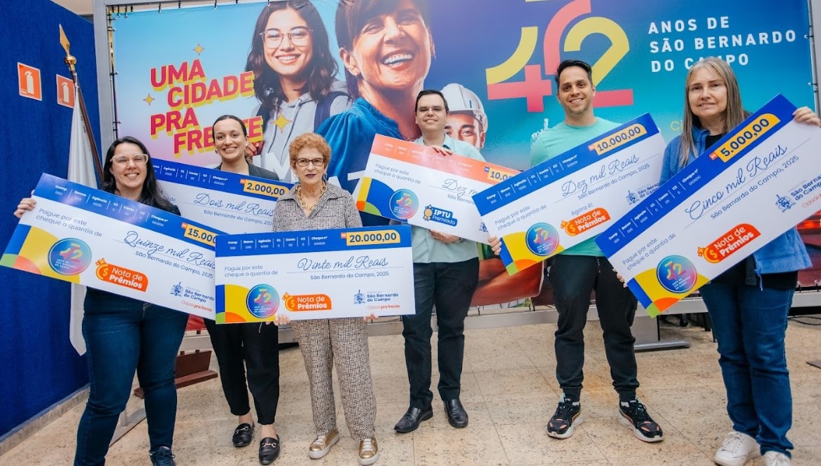 Em São Bernardo, Nota de Prêmios chega à marca de R$ 400 mil em programa de combate à sonegação