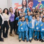 Estudantes da rede municipal de São Bernardo fazem ‘tour’ pela Câmara, são recebidos pela prefeita e até apresentam demandas