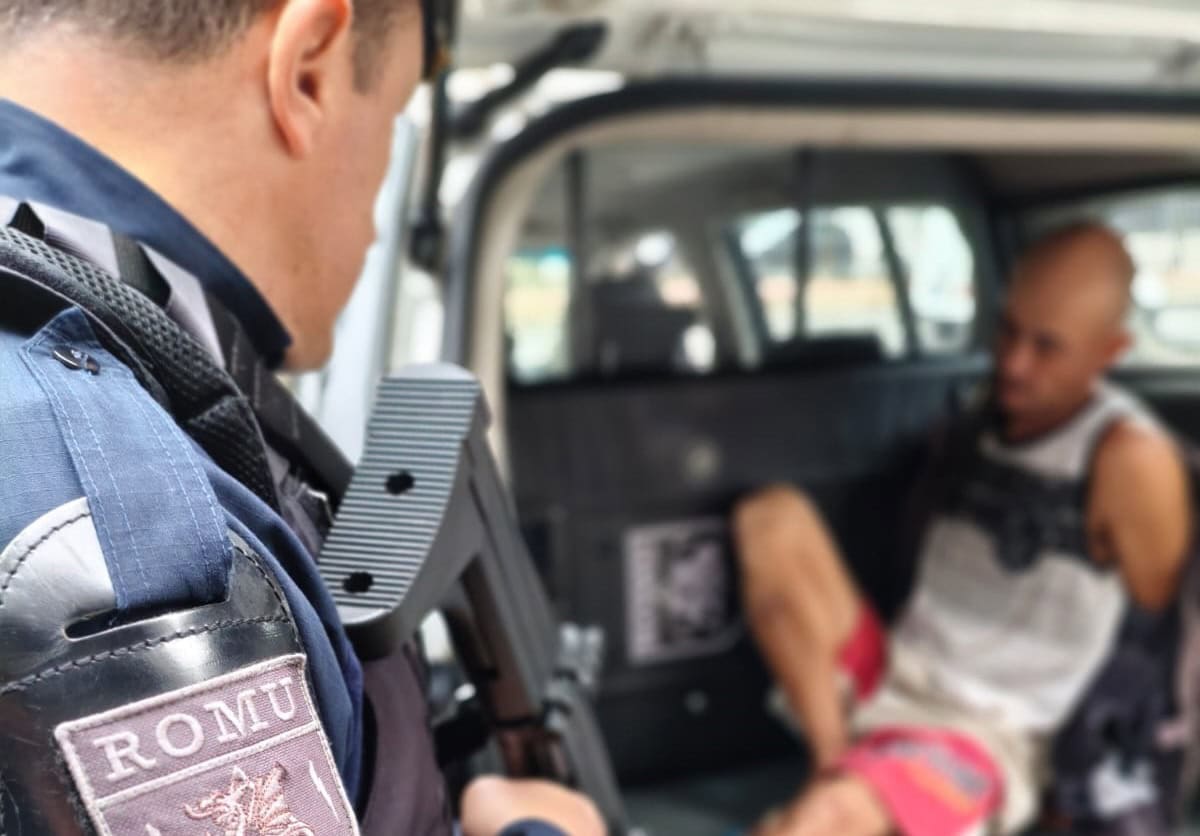 Durante patrulhamento, Romu de São Bernardo prende foragido com 11 condenações