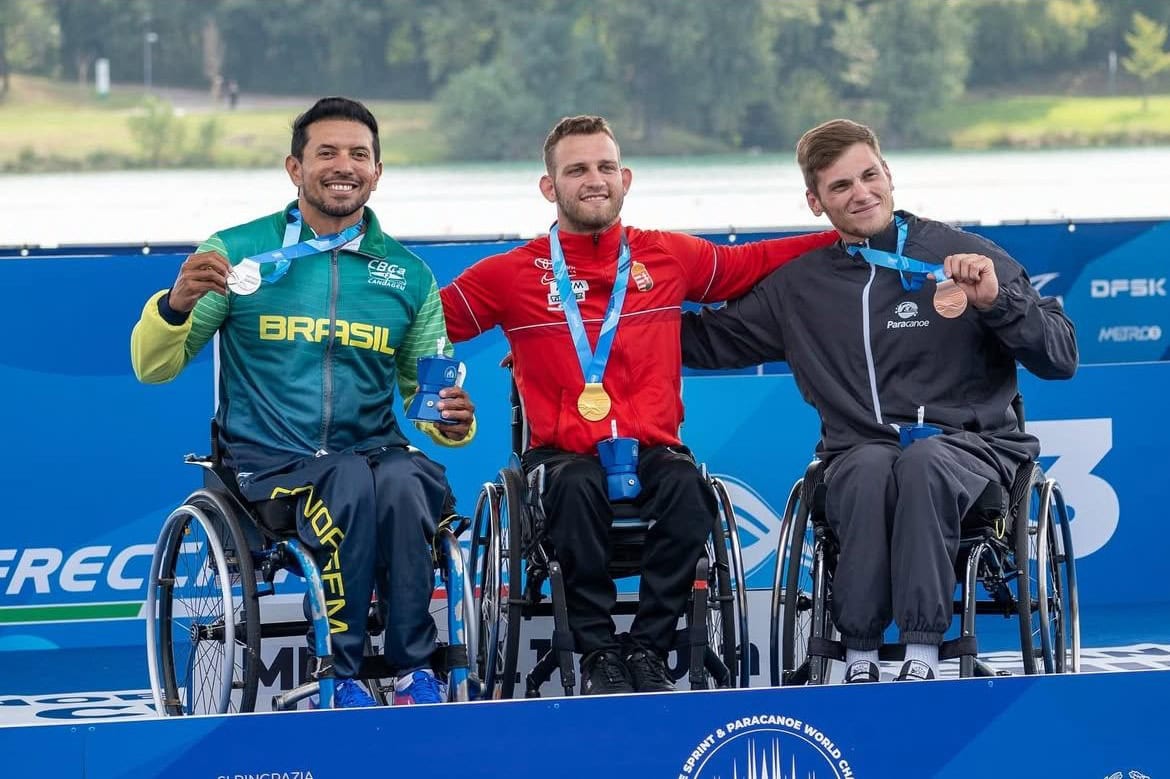 Atleta de São Bernardo conquista medalha de prata no Mundial de Paracanoagem