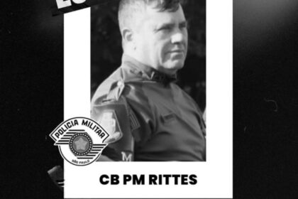 Policial da Força Tática Cabo Rittes morre após acidente na Anchieta e é homenageado em cortejo  