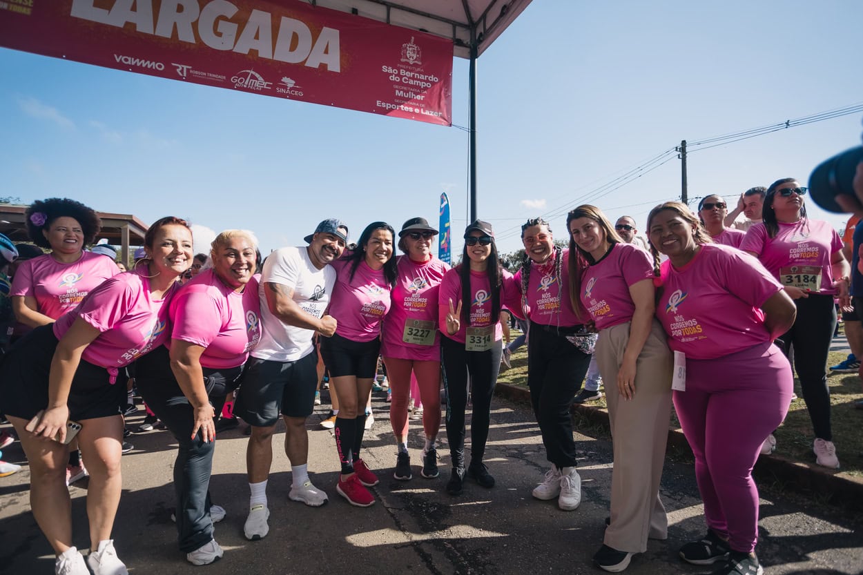 Prova exclusiva para mulheres foi realizada no Parque Caminhos do Mar e teve percursos de 5 km, 10 km e caminhada 