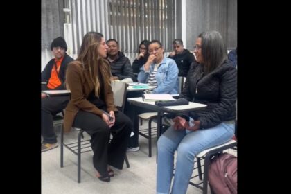 Prefeita Jessica Cormick faz visita surpresa à Faculdade Municipal de São Bernardo