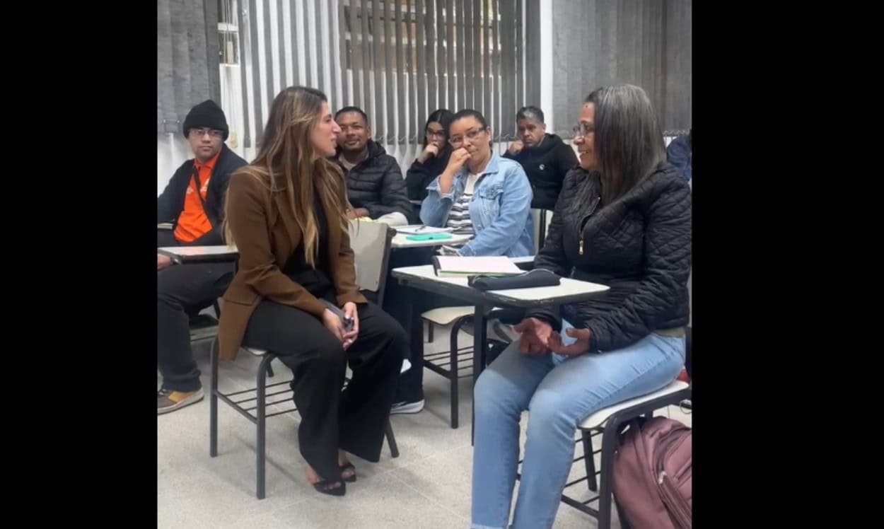 Prefeita Jessica Cormick faz visita surpresa à Faculdade Municipal de São Bernardo