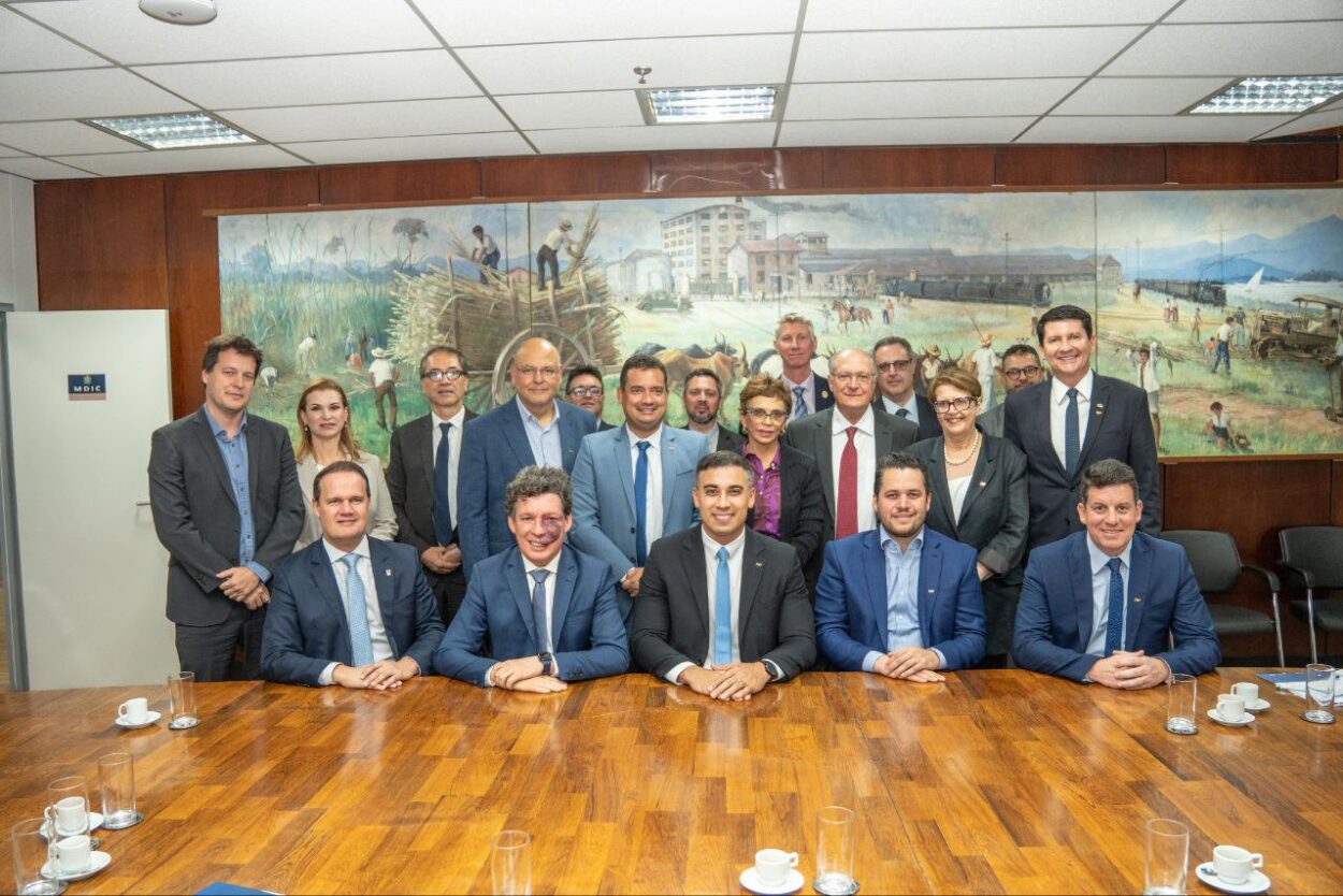 Gilvan defende indústria de Santo André em audiência com vice-presidente Geraldo Alckmin