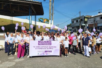 Rio Grande da Serra realiza 1ª Caminhada Contra a Violência à Mulher e anuncia novas medidas de proteção
