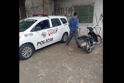 Em São Bernardo, PM prende homem com moto adulterada no Jordanópolis